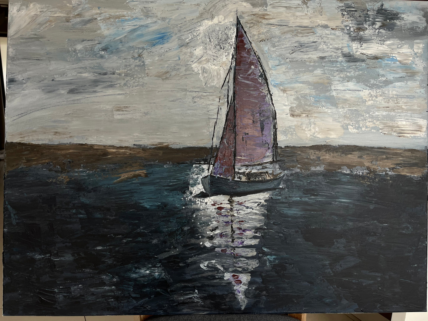 Original acrylic artwork on canvas - 80cm /60 cm