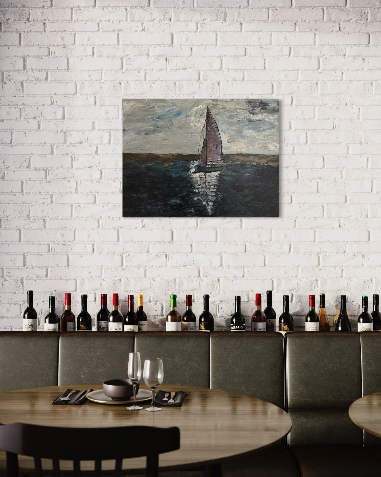 Original acrylic  artwork on canvas - 80cm /60 cm
